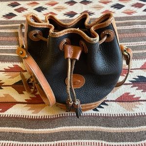 Vintage Dooney & Burke Leather Bucket Bag